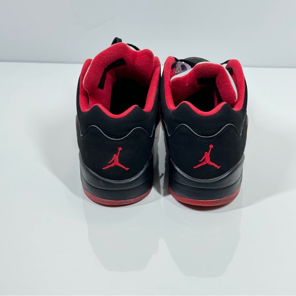 Air Jordan 5 Retro Low Alternate 90 Black Gym Red Men's Size 12 - 819171-001 - Picture 3 of 8